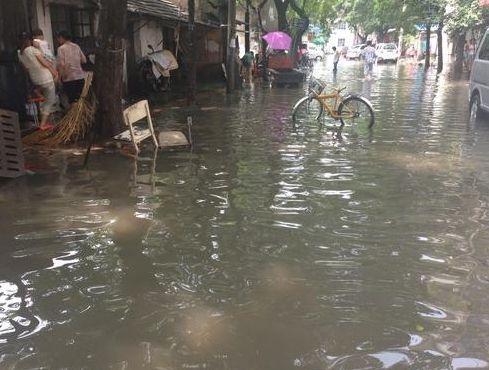 梦到下大雨河里涨水了还有好多鱼