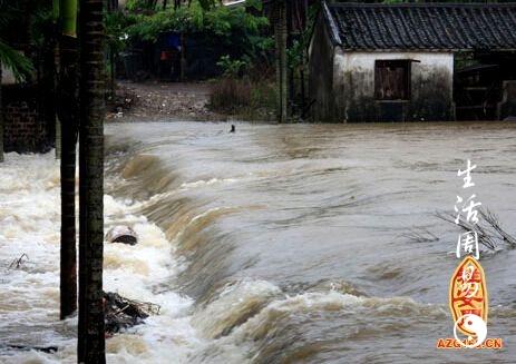 梦见下暴雨涨大水把公路淹了