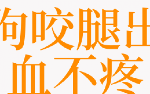 梦见狗咬我腿出血预兆,女人梦见狗咬腿出血是什么意思