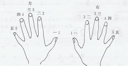 电子琴指法练习,电子琴初学入门指法教程图2