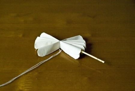 小白花怎么做 用纸,怎么折扫墓时用的小白花纸图24