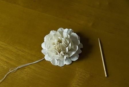 小白花怎么做 用纸,怎么折扫墓时用的小白花纸图27