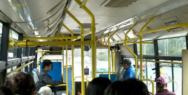 梦见挤公交车挤上去了但是没座位,梦见坐公交车预示着什么图3