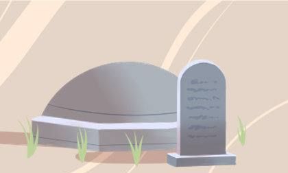 梦到坟墓预示什么，坟头有蛇皮什么兆头图3