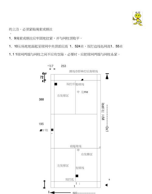 羽毛球场地两条线怎么看