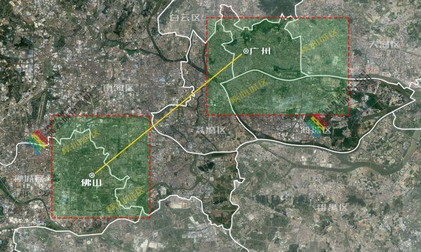 两地一站一体,广州和佛山已经形成同城化了图2