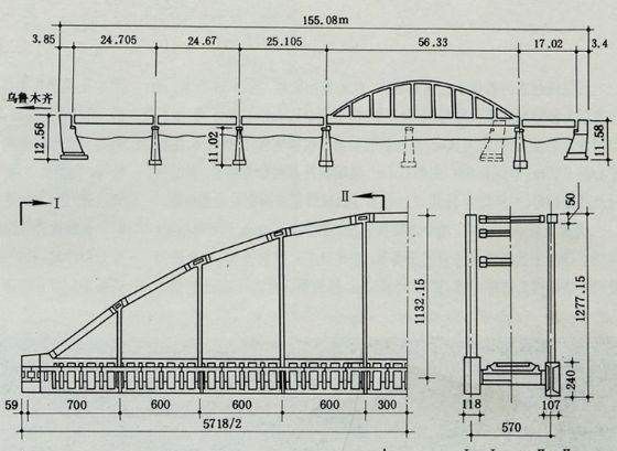 斜拉桥图片,:请你设计一座桥画出他的简要设计图并介绍他的结构特点和功用...图4