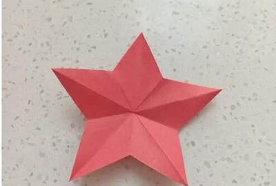 幸运星的折法剪纸,星星剪纸怎么剪简单方法图7