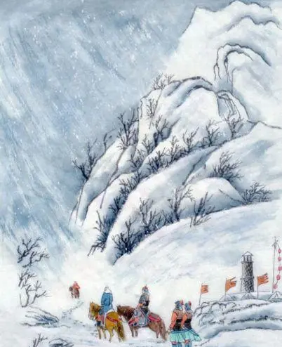 峰回路转不见君,山回路转不见君 雪上空留马行处的作者是谁图2