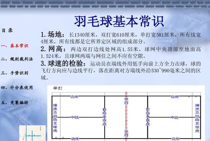 羽毛球比赛规则