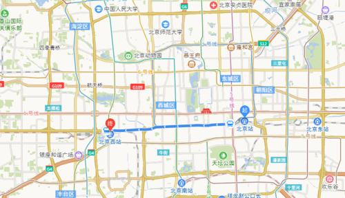 崇文门坐地铁到北京西站怎么走
