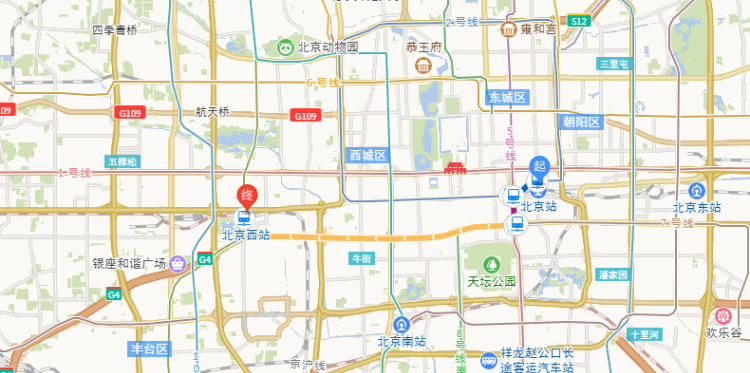 从北京站到北京西站怎么走最快