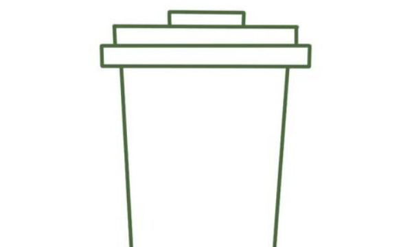 垃圾桶怎么画 卡通,六种垃圾桶怎么画图6