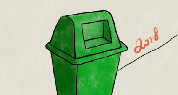 垃圾桶怎么画 卡通,六种垃圾桶怎么画图18