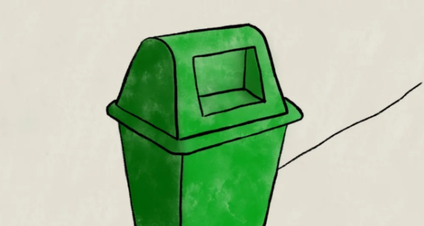 垃圾桶怎么画 卡通,六种垃圾桶怎么画图24
