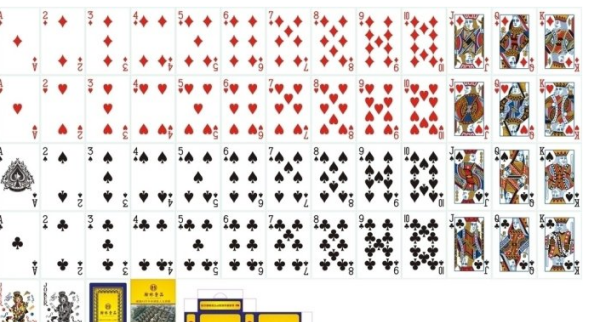 55张扑克牌的含义,一副扑克牌里有多少张牌图1